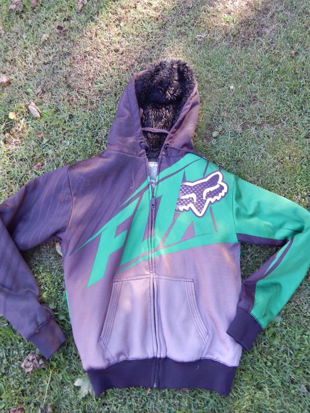Fox Racing Sasquatch Sherpa Lined Zip Hoodie Men’s Large